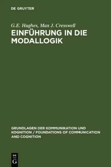 Cover of Einführung in Die Modallogik