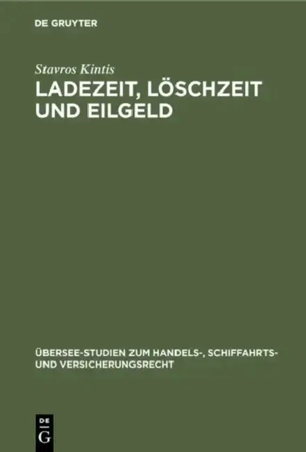 Cover of Ladezeit, Löschzeit und Eilgeld
