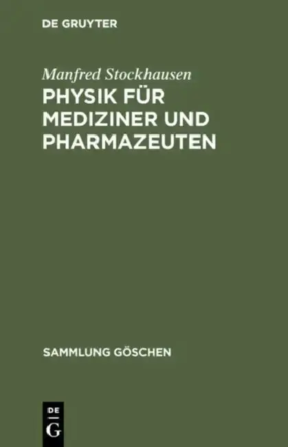 Cover of Physik für Mediziner und Pharmazeuten