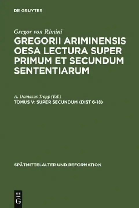 Cover of Super Secundum (Dist 6-18)