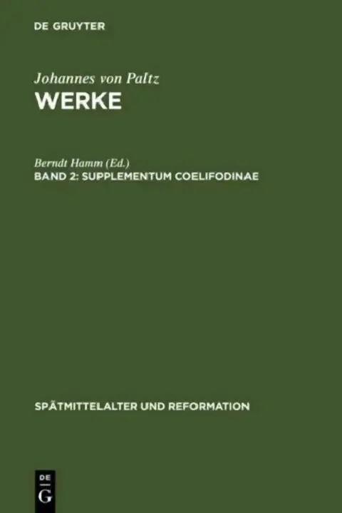 Cover of Supplementum Coelifodinae