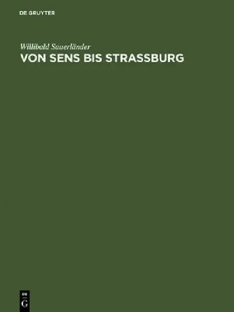 Cover of Von Sens Bis Strassburg