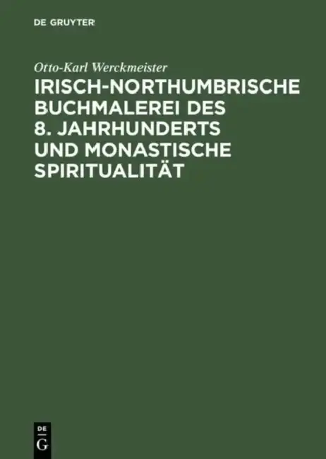 Cover of Irisch-Northumbrische Buchmalerei Des 8. Jahrhunderts Und Monastische Spiritualität
