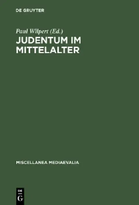 Cover of Judentum im Mittelalter