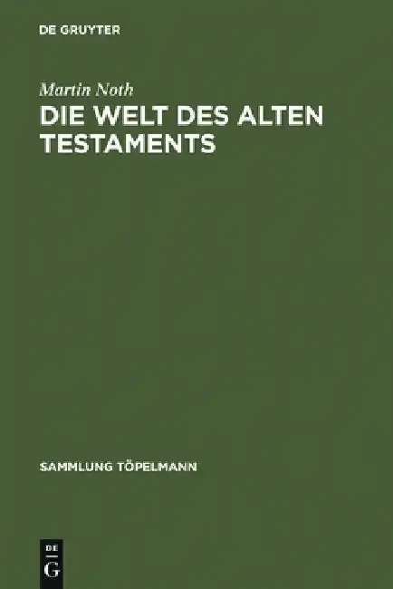 Cover of Die Welt des Alten Testaments