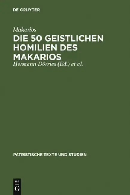 Cover of Die 50 geistlichen Homilien des Makarios