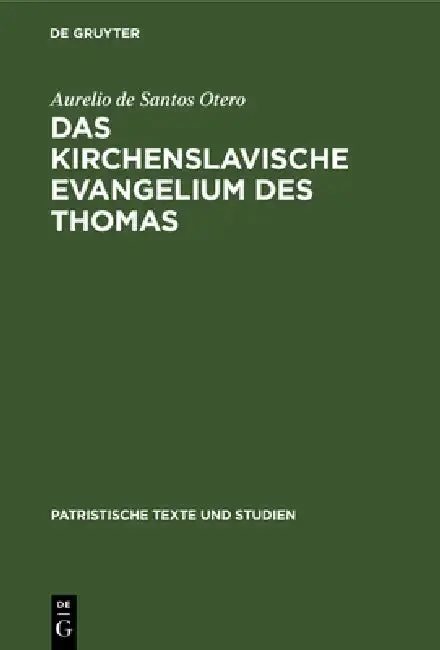 Cover of Das kirchenslavische Evangelium des Thomas
