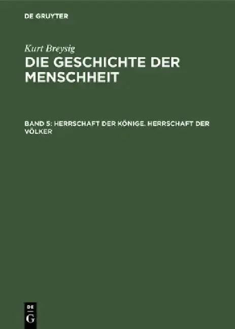 Cover of Herrschaft der Könige. Herrschaft der Völker
