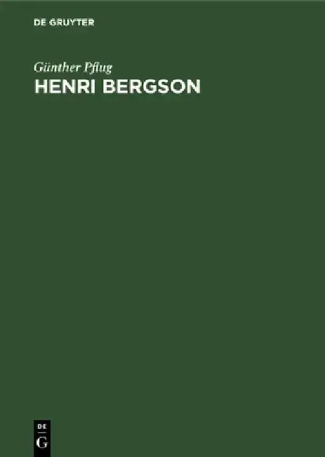 Cover of Henri Bergson