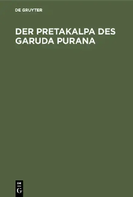 Cover of Der Pretakalpa des Garuda Purana