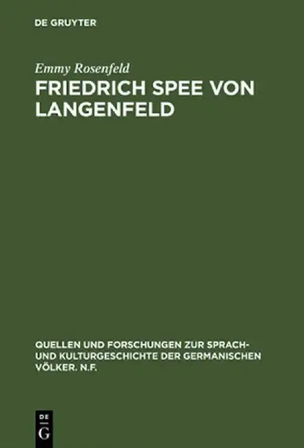 Cover of Friedrich Spee Von Langenfeld