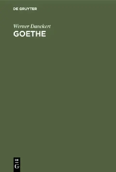 Cover of Goethe