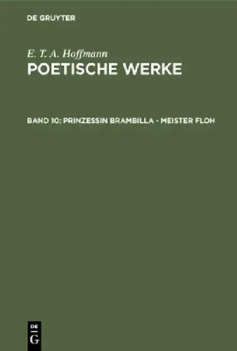 Cover of Prinzessin Brambilla - Meister Floh