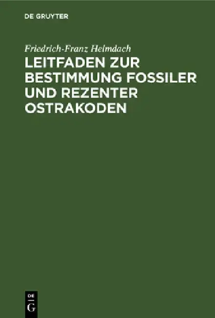 Cover of Leitfaden Zur Bestimmung Fossiler Und Rezenter Ostrakoden