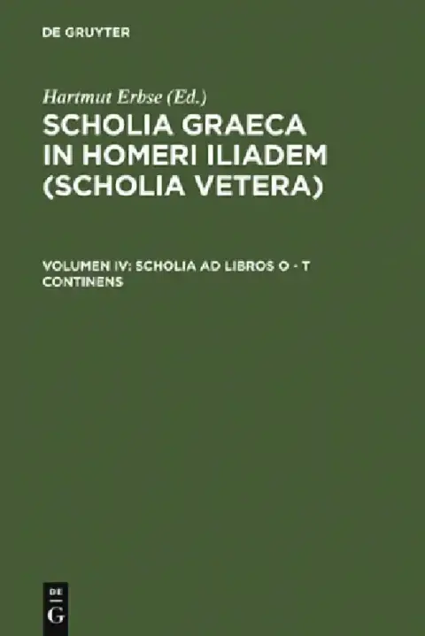 Cover of Scholia AD Libros O - T Continens