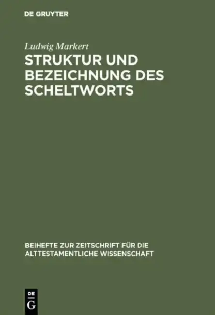 Cover of Struktur und Bezeichnung des Scheltworts