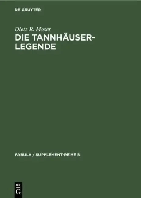 Cover of Die Tannhäuser-Legende