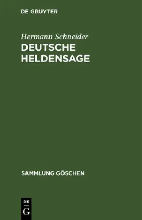 Cover of Deutsche Heldensage