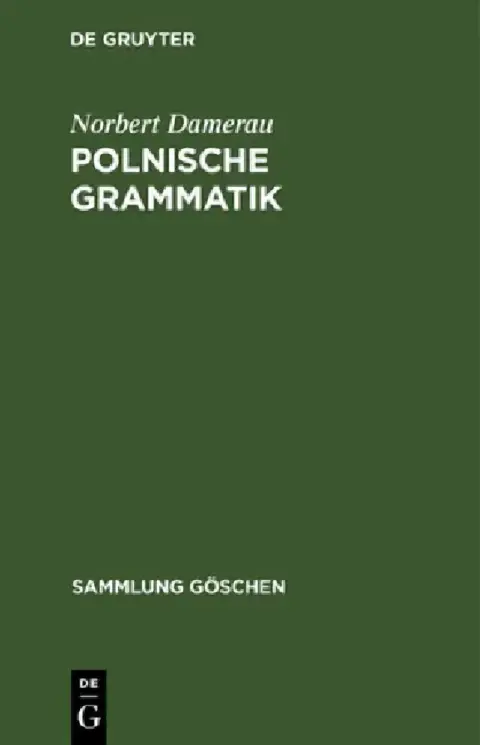 Cover of Polnische Grammatik