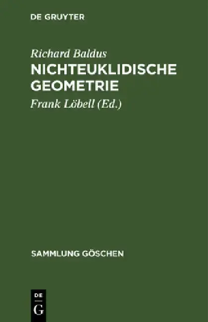 Cover of Nichteuklidische Geometrie