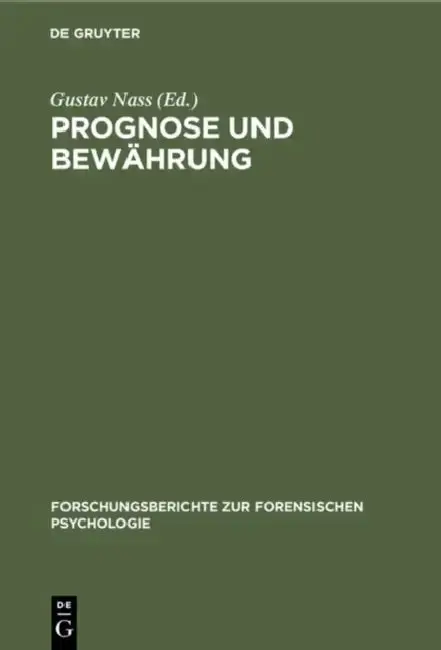 Cover of Prognose und Bewährung
