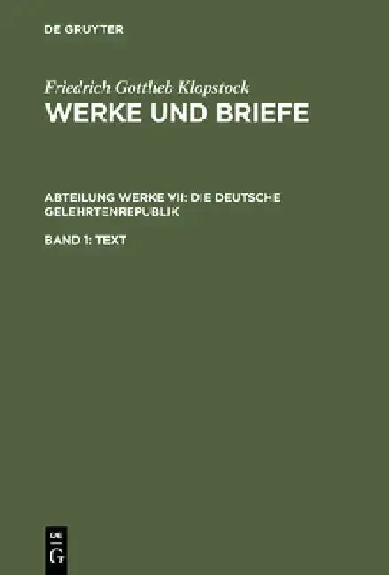 Cover of Die deutsche Gelehrtenrepublik
