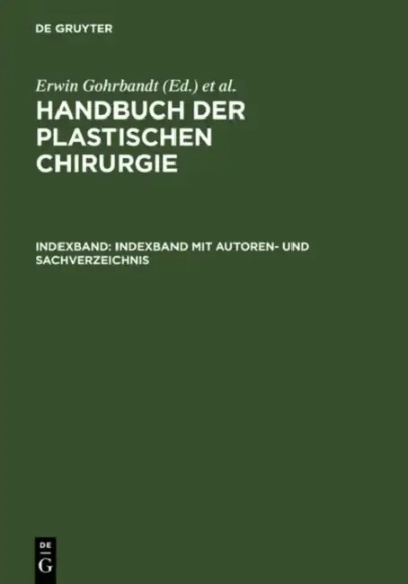 Cover of Indexband mit Autoren- und Sachverzeichnis