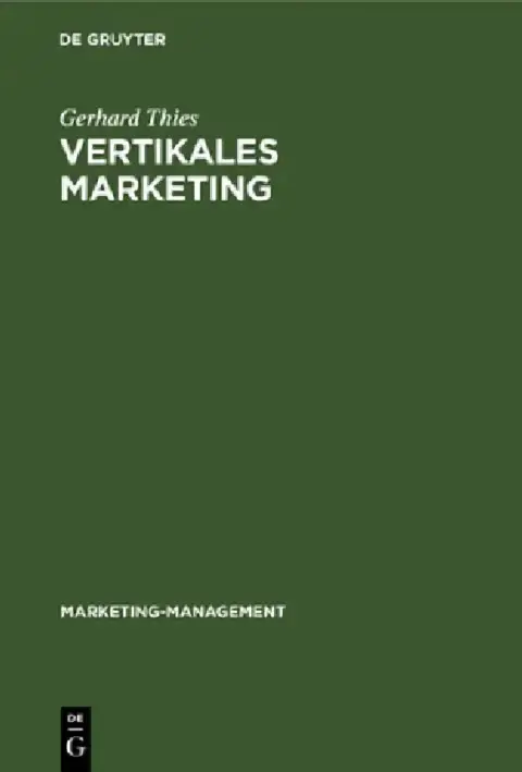 Cover of Vertikales Marketing