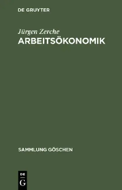 Cover of Arbeitsökonomik