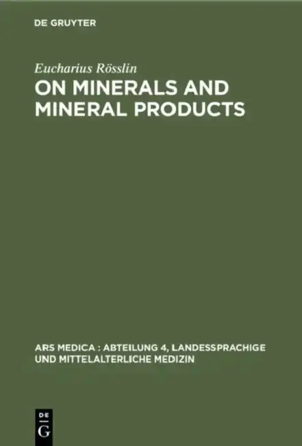 Cover of On Minerals and Mineral Products
