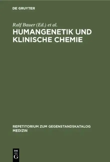 Cover of Humangenetik und Klinische Chemie