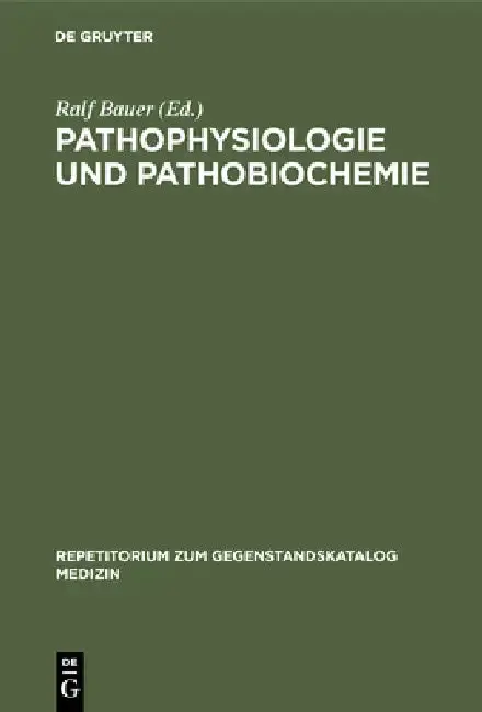 Cover of Pathophysiologie und Pathobiochemie