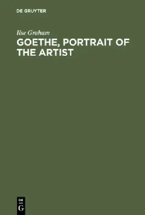 Cover of Goethe, Portrait of the Artist