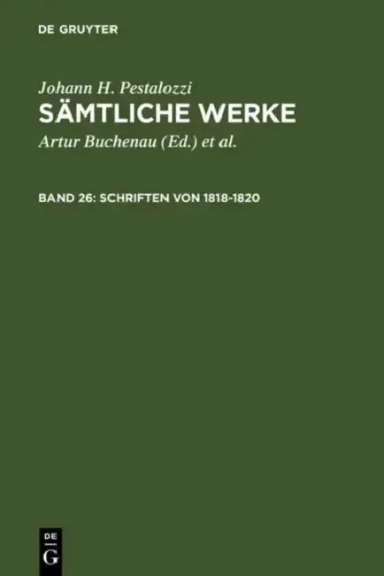 Cover of Schriften von 1818-1820