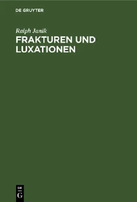 Cover of Frakturen und Luxationen