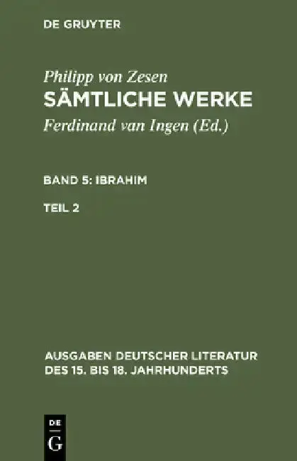 Cover of Sämtliche Werke. Bd 5