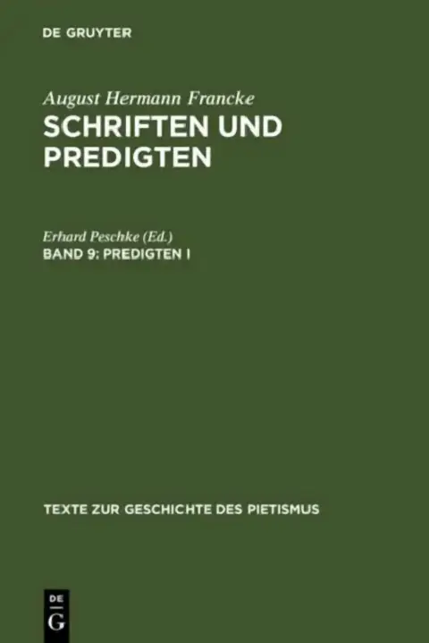 Cover of Predigten I