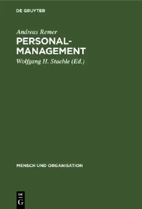 Cover of Personalmanagement