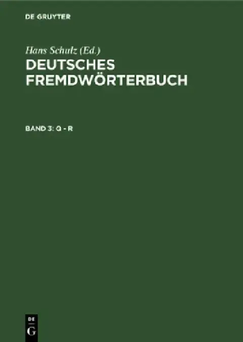 Cover of Q - R