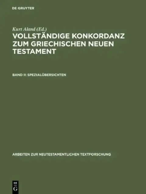 Cover of Spezialubersichten