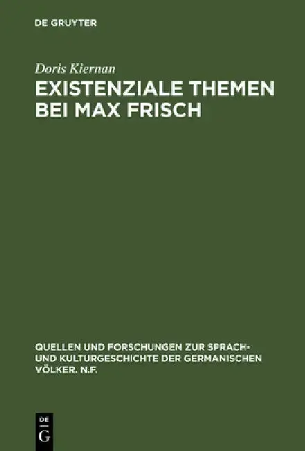 Cover of Existenziale Themen bei Max Frisch