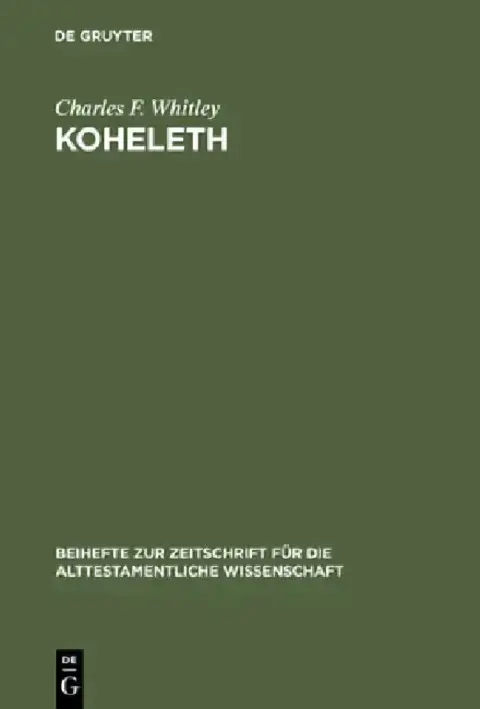 Cover of Koheleth