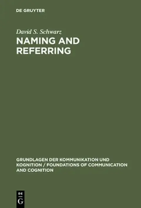 Cover of Naming and Referring