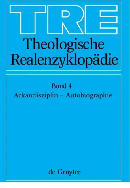 Cover of Arkandisziplin - Autobiographie