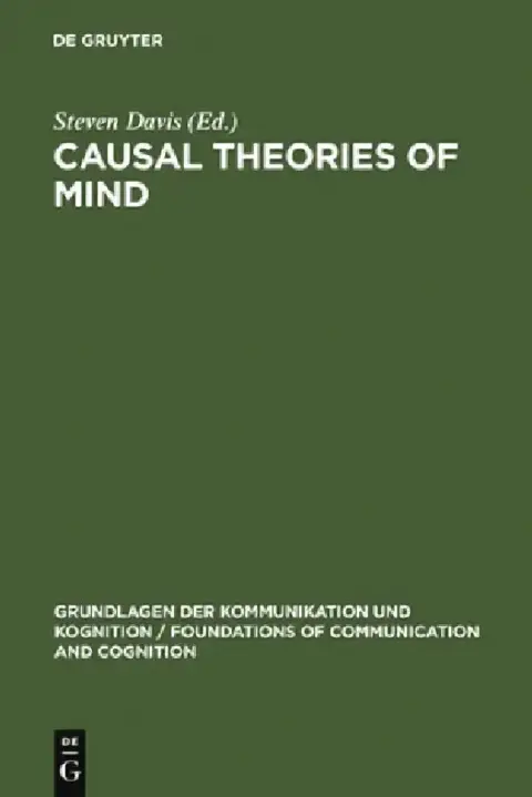 Cover of Causal Theories of Mind
