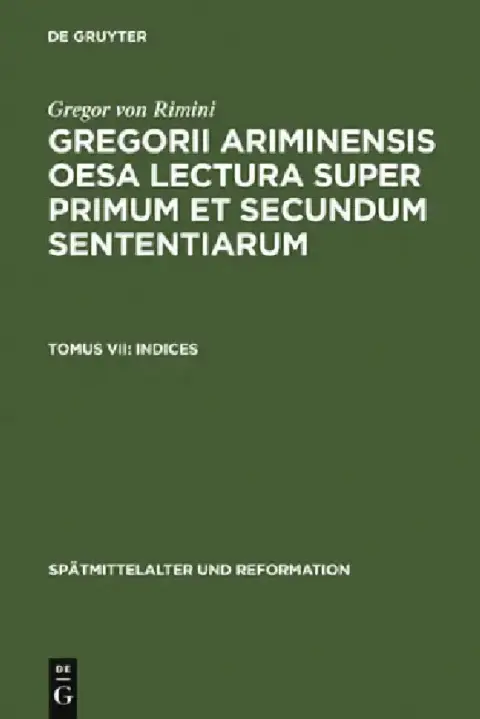 Cover of Indices