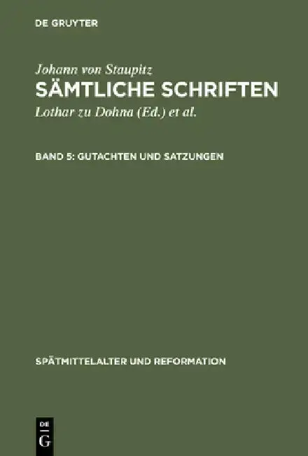 Cover of Gutachten Und Satzungen