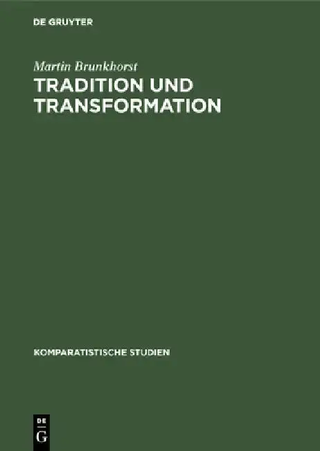Cover of Tradition und Transformation
