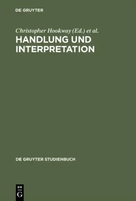 Cover of Handlung und Interpretation