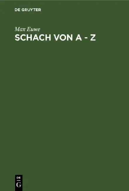 Cover of Schach Von a - Z